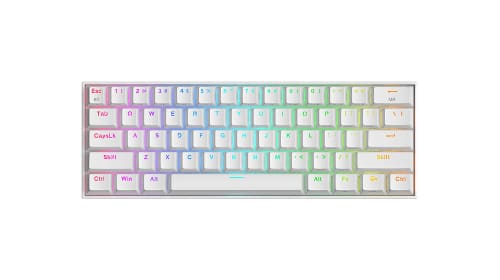 Draconic K530 PRO Mechanical Gaming Keyboard - BT, RGB, Red switch, White