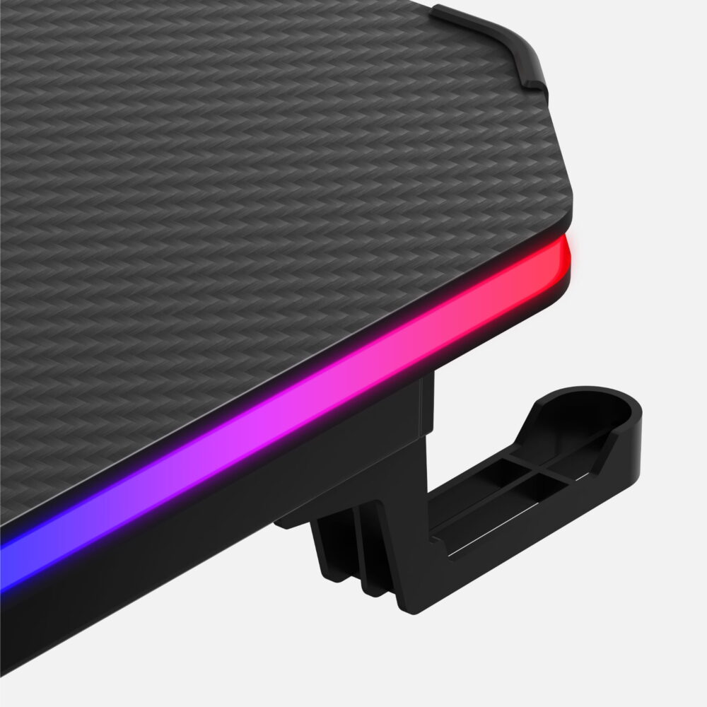 hero 3.3 black rgb light Gejmerski sto Huzaro Hero 3.3 RGB