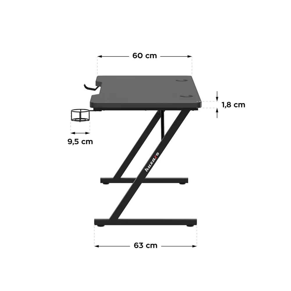 hero2.5 black dimensions2 2 Gejmerski sto Huzaro Hero 2.5 crni