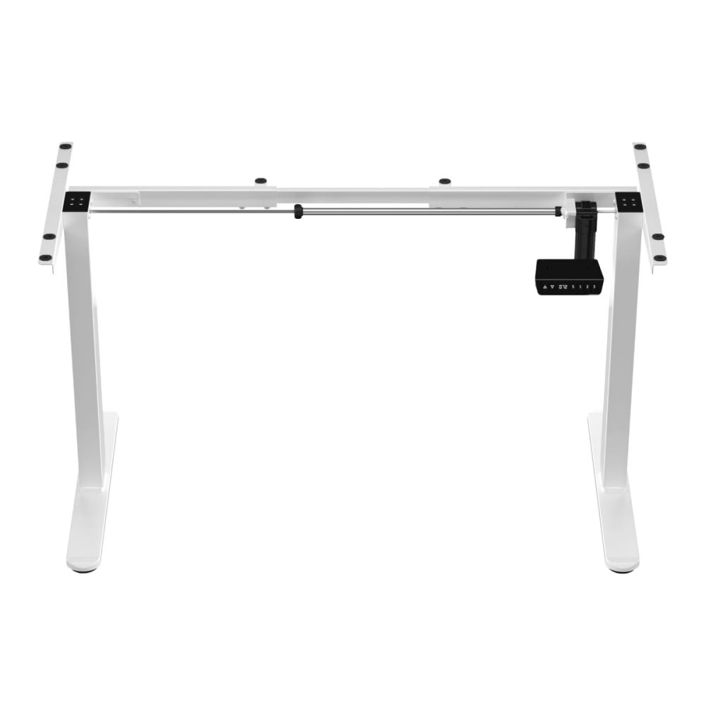 xeno4.1 white front stretched Električni ram za sto Xeno 4.1 beli