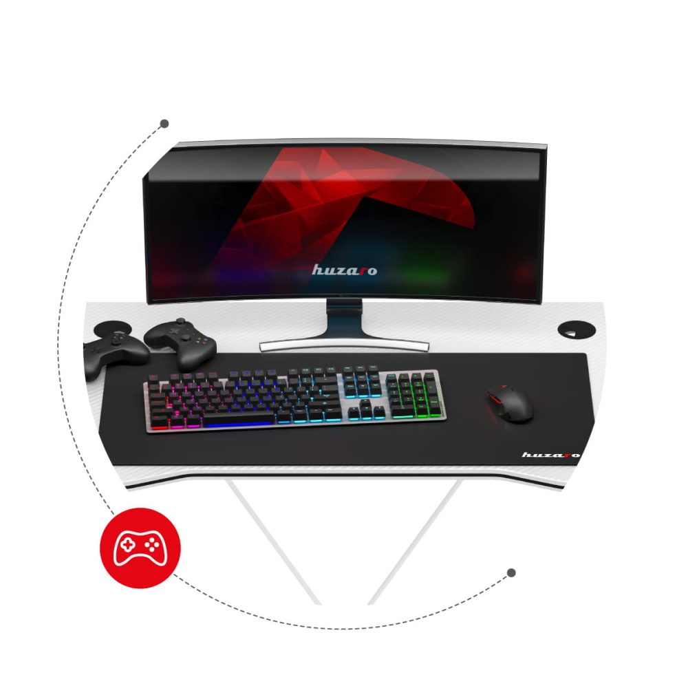 hero1.4 white feature gaming Huzaro Gaming sto Hero 1.4 White