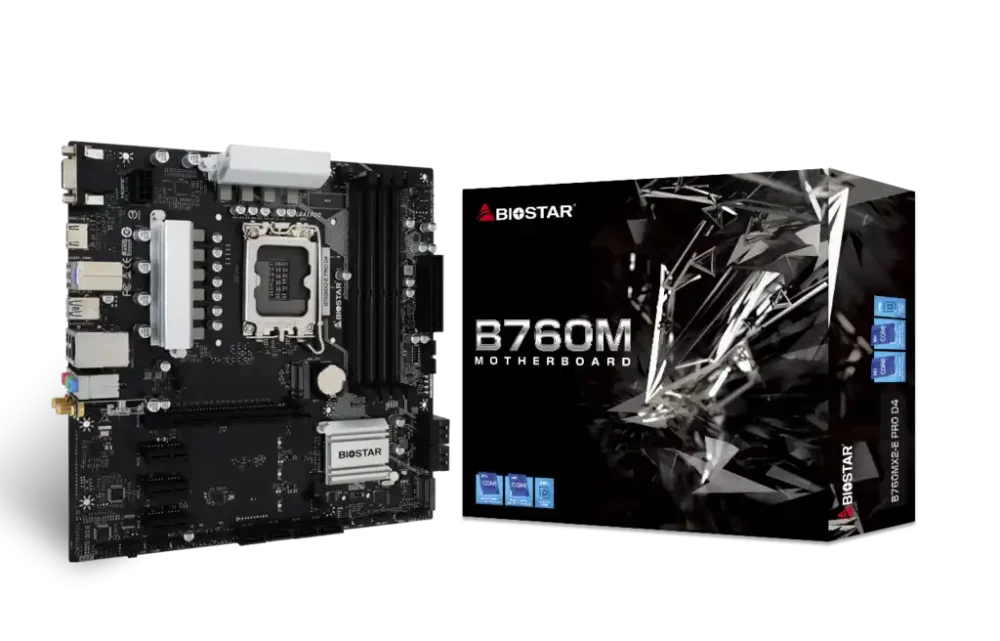 98027 Matična ploča 1700 Biostar B760MX2-E Pro D4 HDMI/DP/VGA/M.2