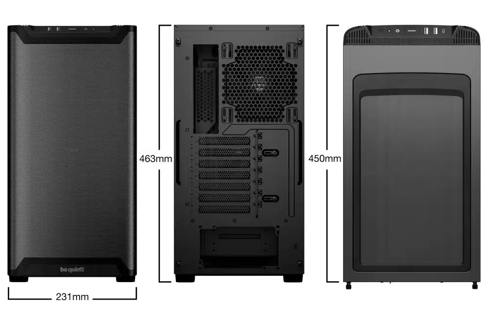 125100 Kućište Be Quiet Pure Base 501 Airflow Window Black BGW74