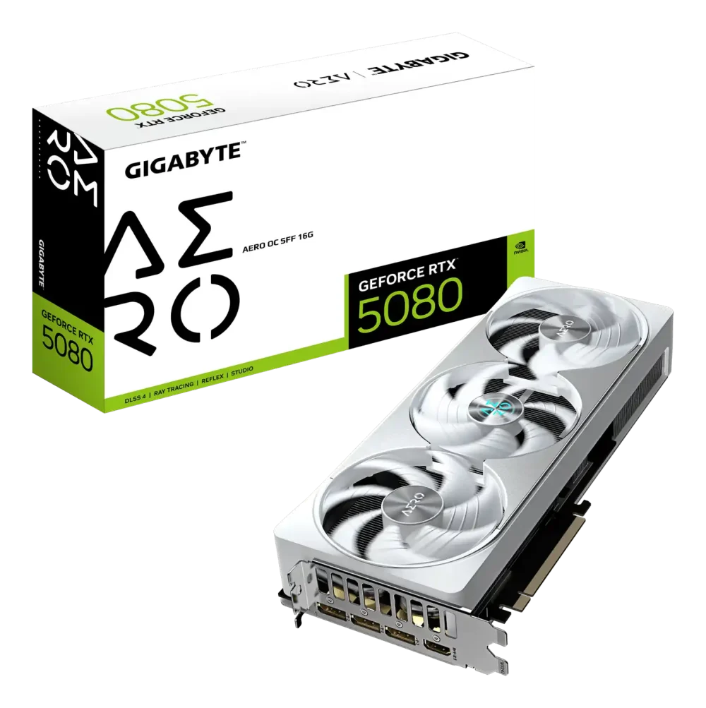 125744 Grafička karta Gigabyte GeForce RTX 5080 16GB AEROOC GV-N5080AERO OC-16GD 16GB GDDR7 256bit3xDP/HDMI