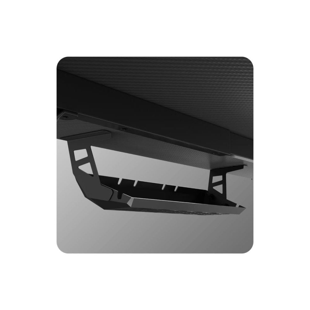 hero4.8 black features cable organizer Gejmerski sto Huzaro Hero 4.8 Black
