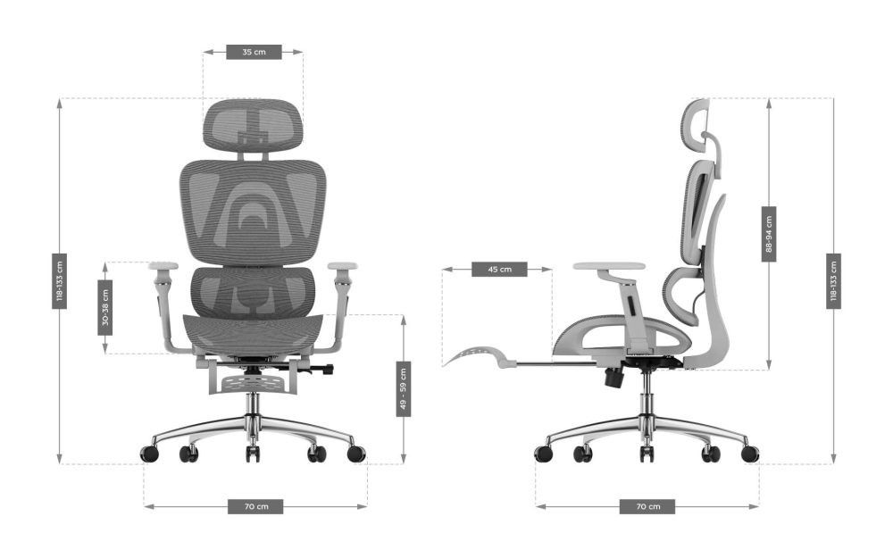 mark adler ergonomic office chair model expert 79 grey 4 Kancelarijska stolica Mark Adler Expert 7.9 Grey