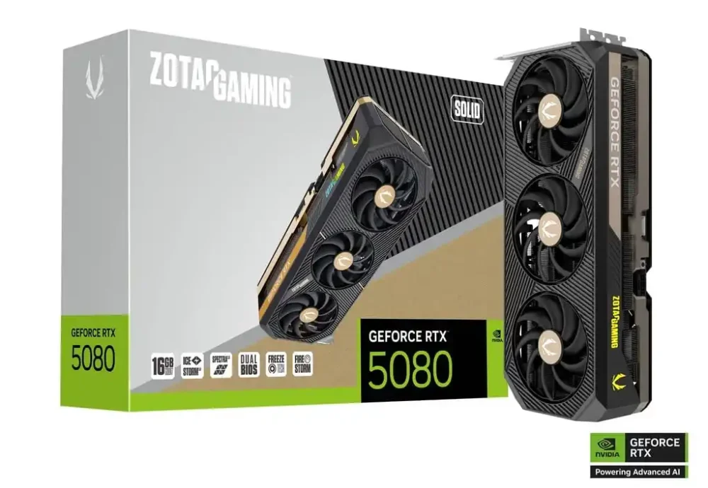 126012 Grafička karta Zotac Gaming Geforce RTX 5080 Solid 16GB DDR7 256 bit 3xDP/HDMI