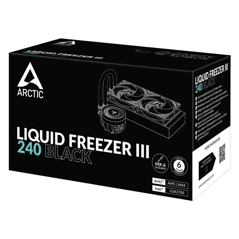 126974 CPU vodeno hlađenje Arctic Freezer III 240 Black