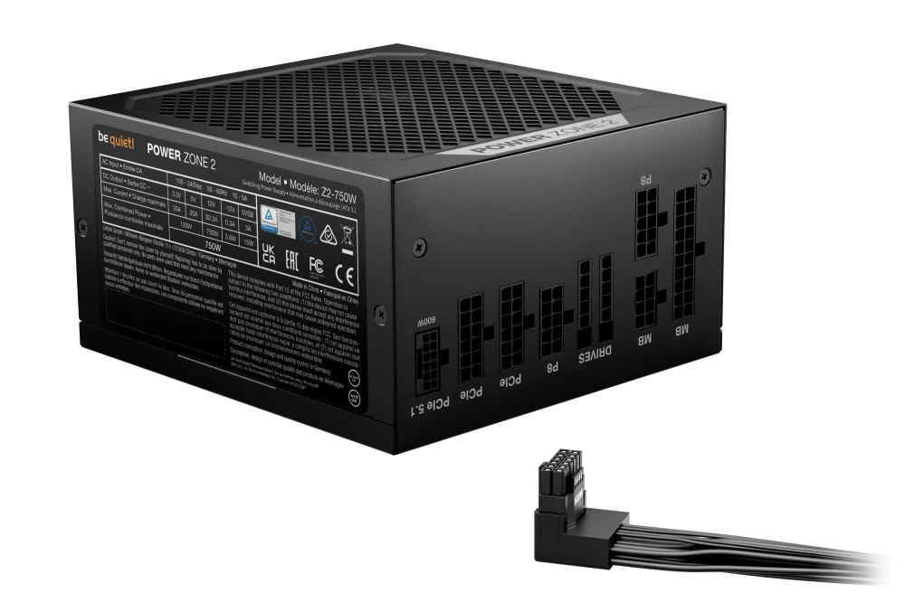 125716 Napajanje Be Quiet Power Zone 2 750W Gold BP006EU ATX3.1