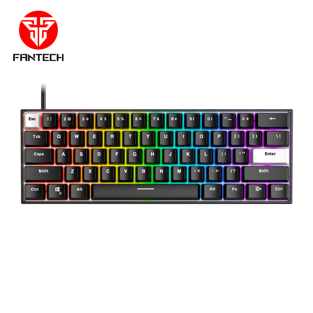 Tastatura Mehanicka Gaming Fantech MK857 RGB Maxfit61 FROST crna (Blue switch)