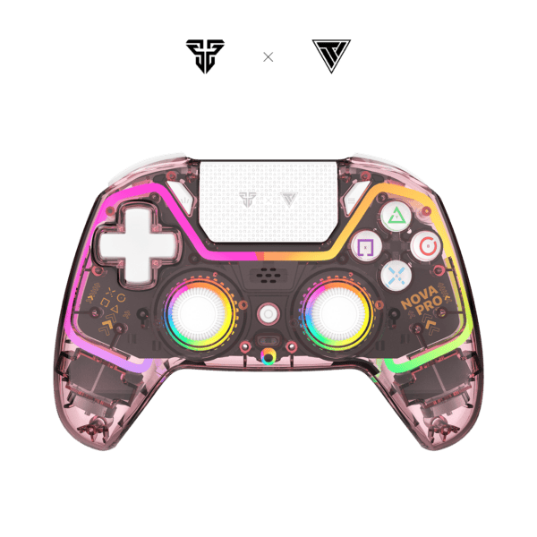 Joypad wireless Fantech WGP14V2 NOVA PRO multiplatform RGB CLEAR sakura