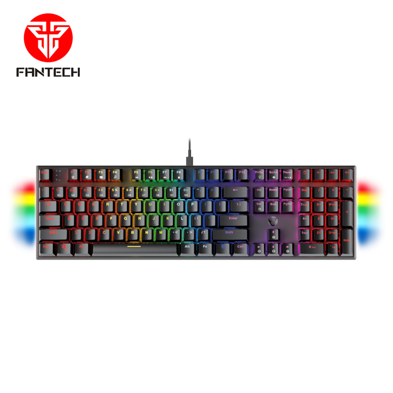 tastatura mehanicka gaming fantech mk855 rgb maxfit 108 crna blue switch 162057 248360 Početna