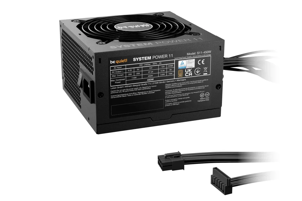 129178 Napajanje Be Quiet System Power 11 450W Bronze BP009EU ATX3.1