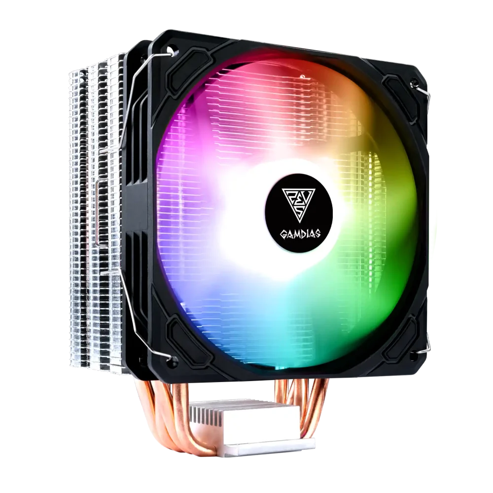 CPU Cooler Gamdias Boreas E1-410 RGB(1700/2011/1151/1150/1155/1156/1200/AM4/AM3+/AM3/AM2+/AM2)