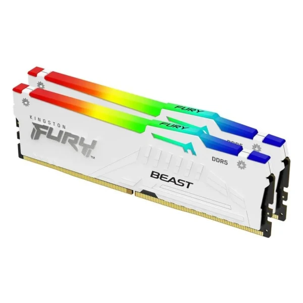 Memorija DDR5 64GB (2x32GB) 6000MHz Kingston Fury Beast RGB XMP KF560C30BWAK2-64