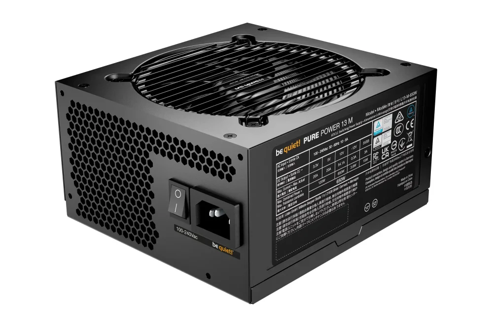 130761 Napajanje Be Quiet Pure Power 13 M 650W Gold BP025EU ATX3.1