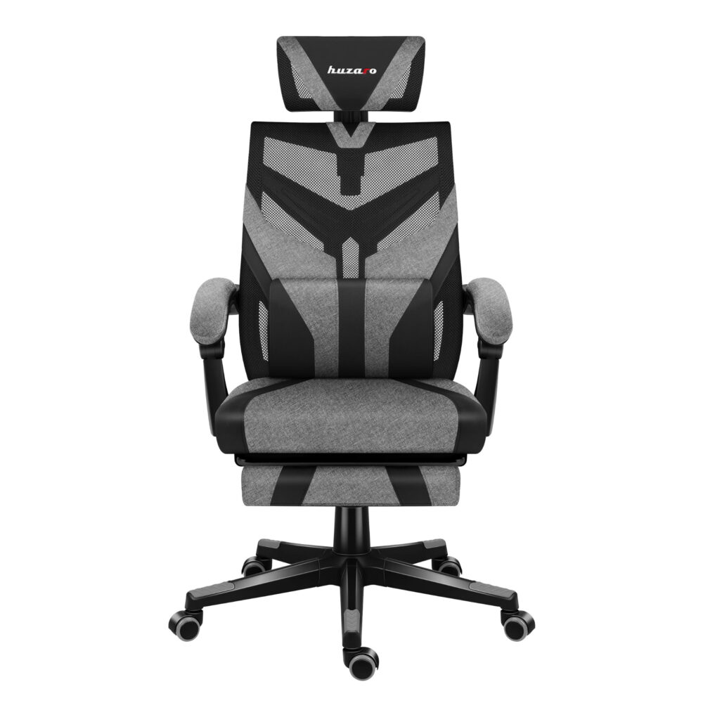 Gejmerska stolica Huzaro Combat 5.0 crna – pogled spreda