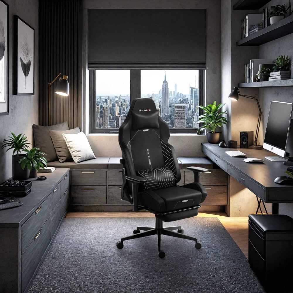 Force8.1 Black product arrangement 2560v3 Gejmerska stolica Huzaro Force 8.1 crna