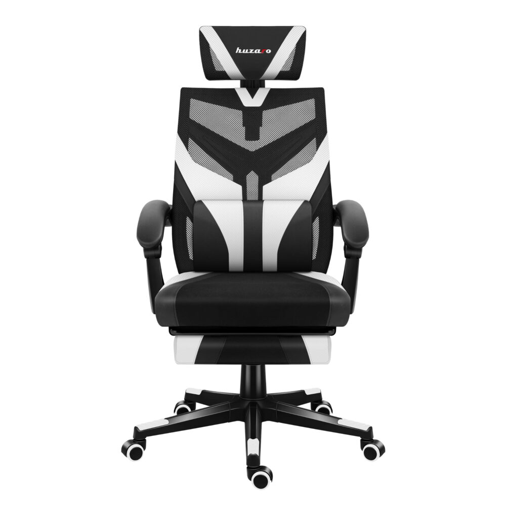 Gaming stolica Huzaro Combat 5.0 White – prednji pogled