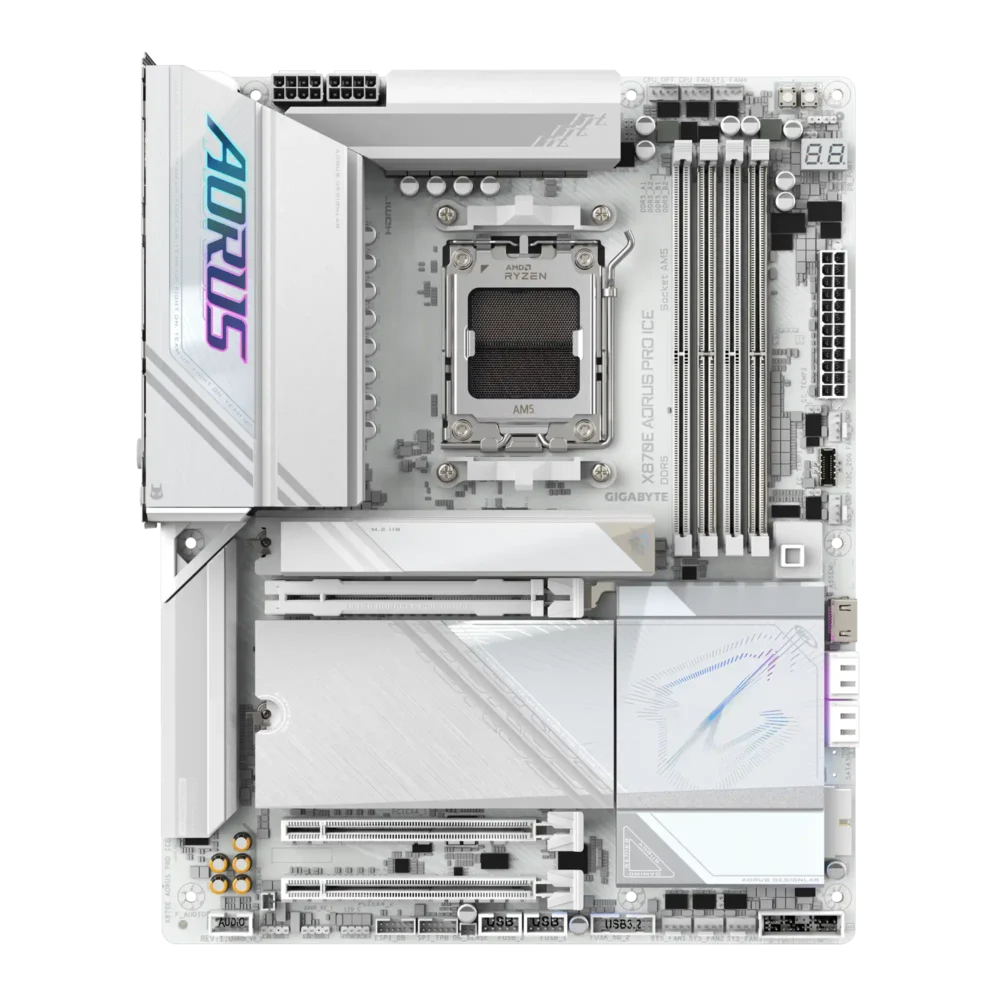 129941 Matična ploča Gigabyte AM5 X870E Aorus Elite WIFI7 Ice
