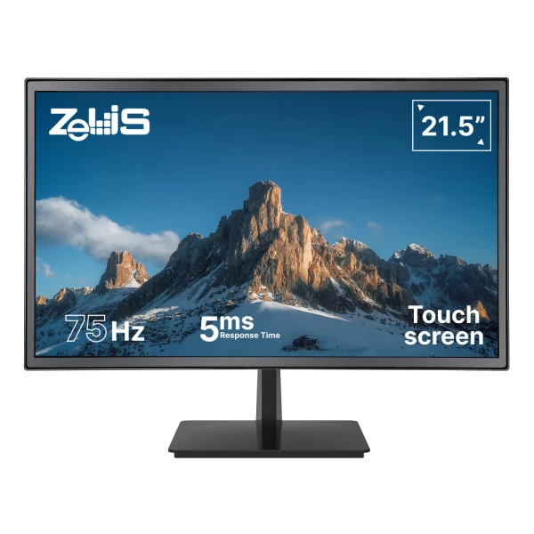 Monitor 21.5 Zeus LED ZUS215MAX Touch 1920x1080/Full HD/75Hz/5ms/HDMI/VGA