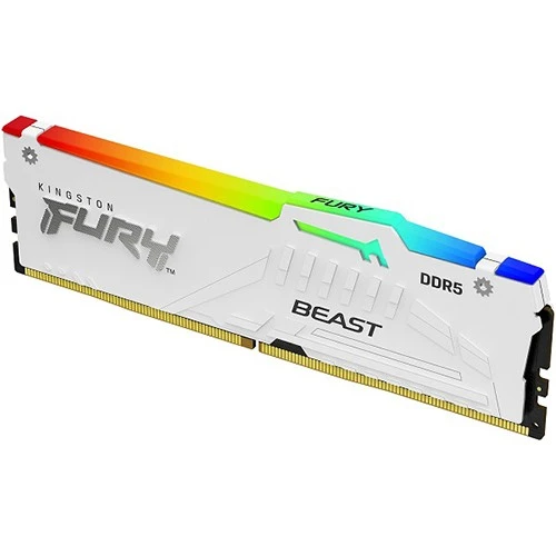 134593 Memorija DDR5 32GB 6000MHz Kingston Fury Beast KF560C36BWEA-32 White EXPO