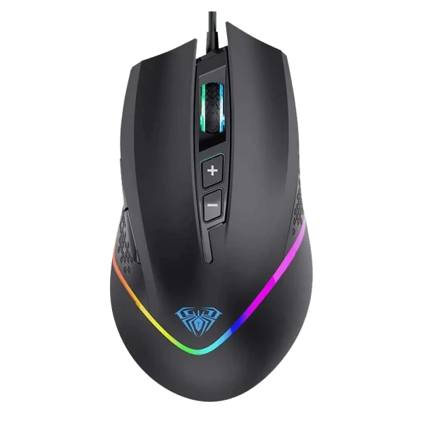 Gaming miš AULA F805 6400DPI/7D/RGB/Crni