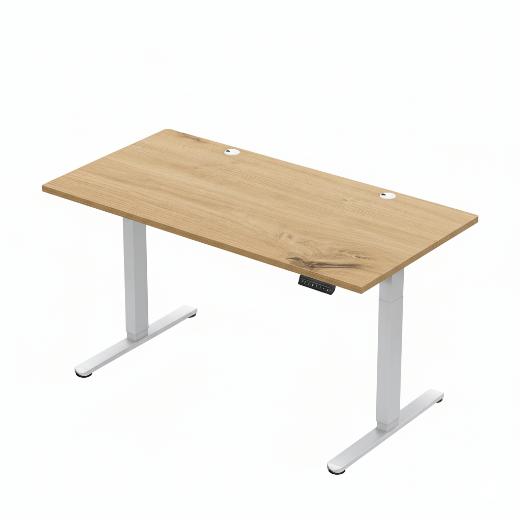 Podesivi sto OBL H1318 - bela konstrukcija