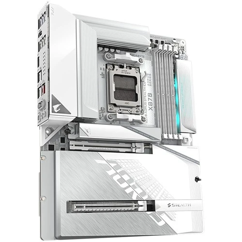 135506 Matična ploča Gigabyte AM5 X870 Aorus Stealth Ice WIFI7