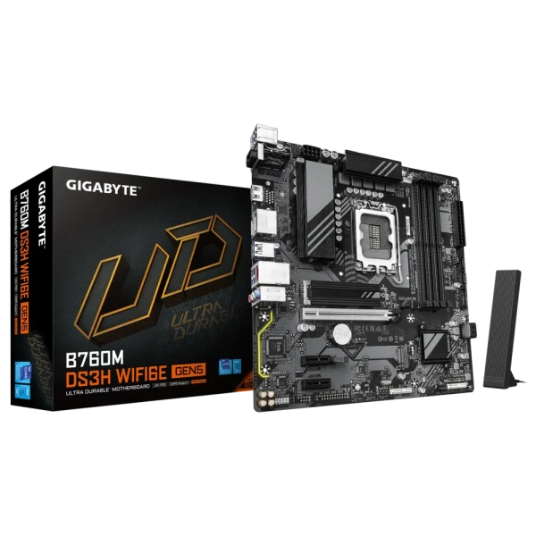 Maticna ploca 1700 Gigabyte B760M DS3H WIFI6E Gen5 DDR5 HDMI/2xDP/M.2