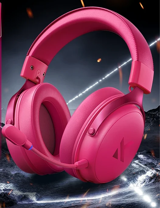 135729 Gaming Bežične gaming slušalice MCHOSE V9 Pro rose red