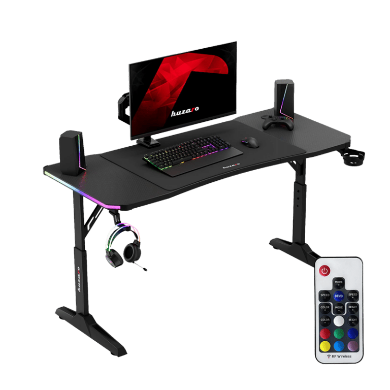 podesivi gejmerski sto 140x60 hero 3.6 rgb Početna