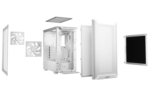 136849 Kućište Be Quiet Pure Base 501 Airflow Window White BGW75