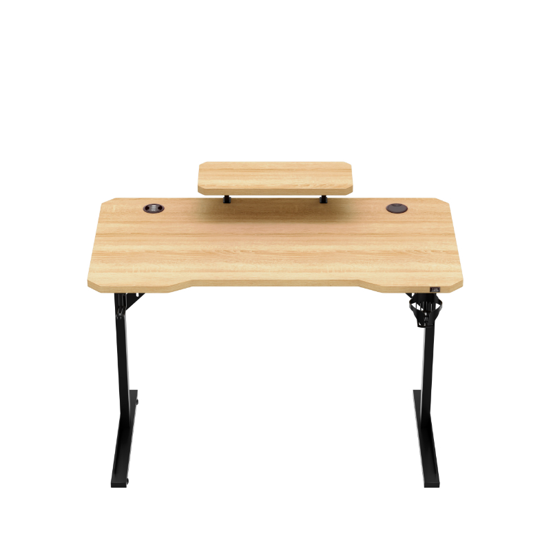 leader5.1 oak front Kancelarijski stoMark Adler Leader 5.1 Hrast sa postoljem za monitor