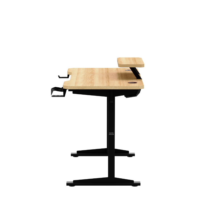 leader5.1 oak side Kancelarijski stoMark Adler Leader 5.1 Hrast sa postoljem za monitor