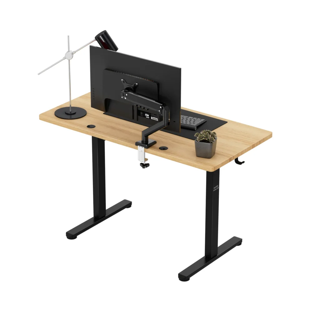 leader6.9 black back accessories 1 Podesivi radni sto Mark Adler Leader 6.9 Black Oak