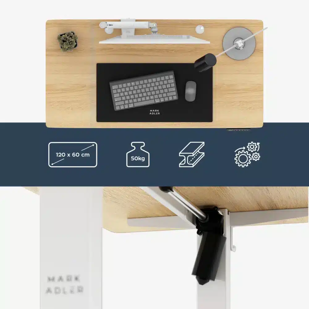 leader6.9 craft feature attributes Podesivi radni sto Mark Adler Leader 6.9 White Oak