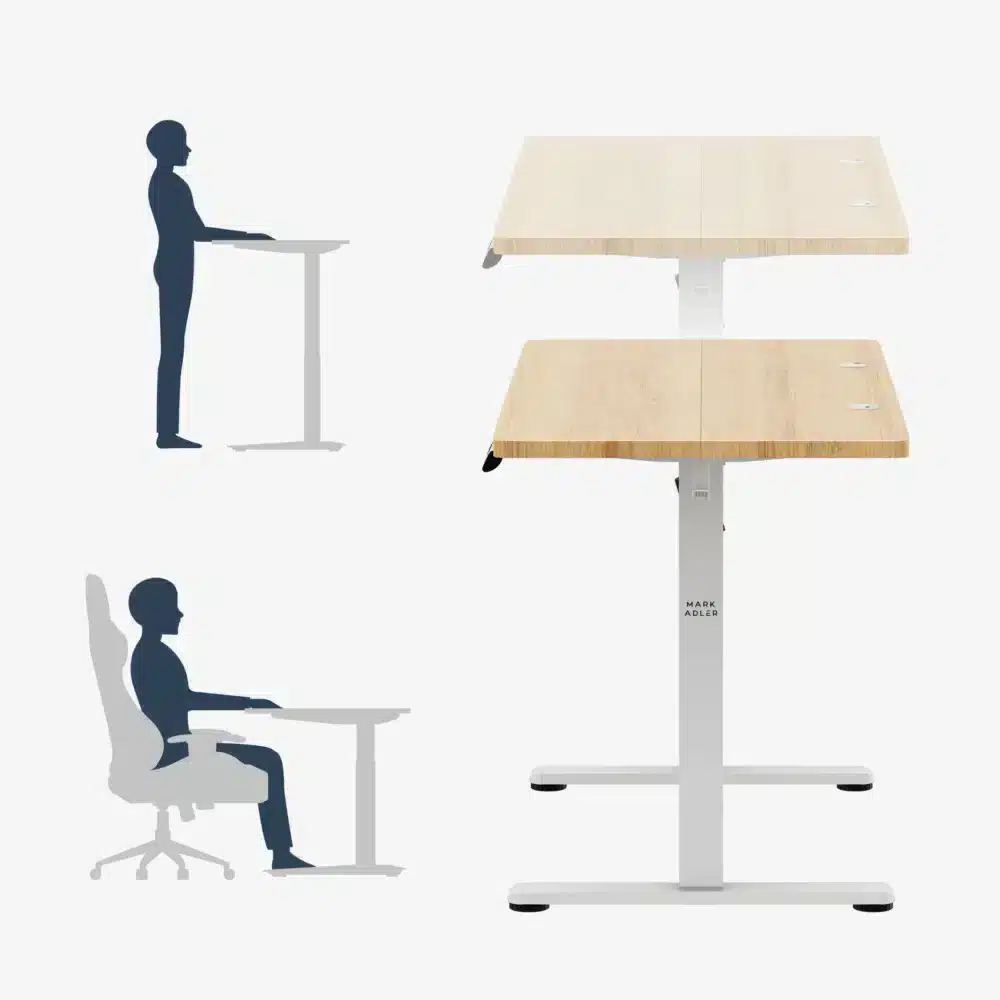 leader6.9 craft feature position Podesivi radni sto Mark Adler Leader 6.9 White Oak