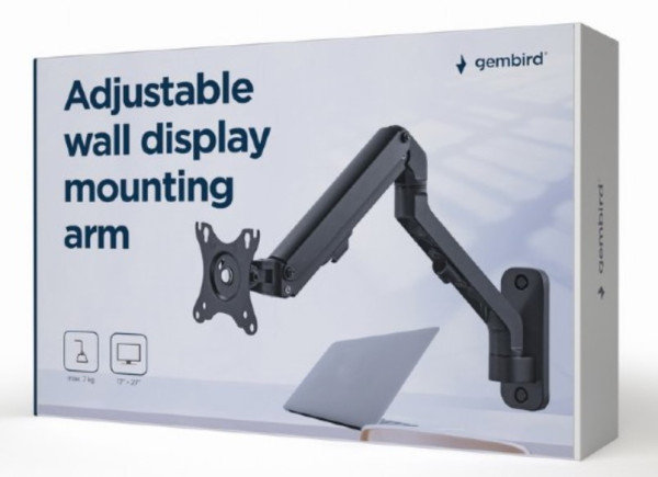 52880 MA-WA1-02 Gembird Podesivi zidni drzac za monitor,tilt, 13-27 max.7kg