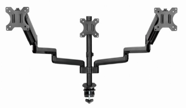 MA-DA3-01 Gembird Podesivi stoni drzac za monitor sa tri ruke, tilt, 17-27 max.7kg