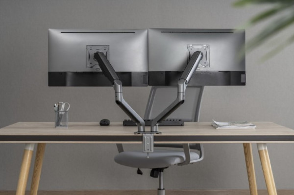 MA-DA2-05 Gembird Podesivi dupli stoni drzac za monitor, tilt, 17-32 max.9kg FO