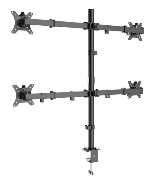 MA-D4-01 Gembird Podesivi stoni drzac za monitor sa cetri ruke,tilt,rotacija,okretanje,13-32 max10kg