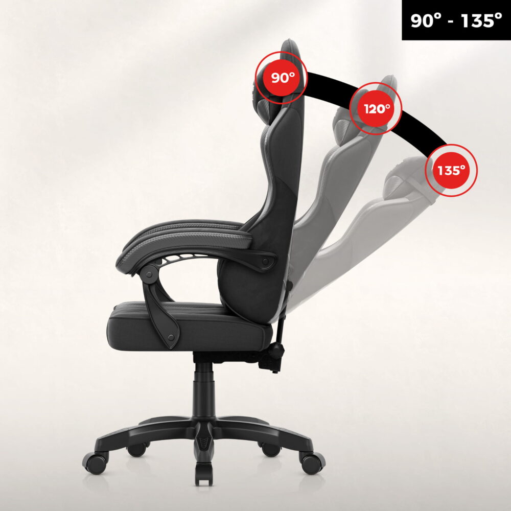 force 2 7 blakc carbon side feature1 1 Gaming stolica Huzaro Force 2.7 Crna