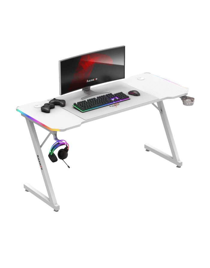 Gejmerski sto Huzaro Hero 3.3 RGB Beli