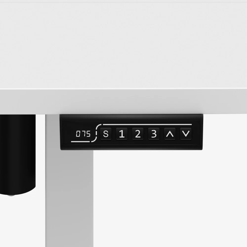 leader6.9 white feature panel Podesivi radni sto Mark Adler Leader 6.9 White