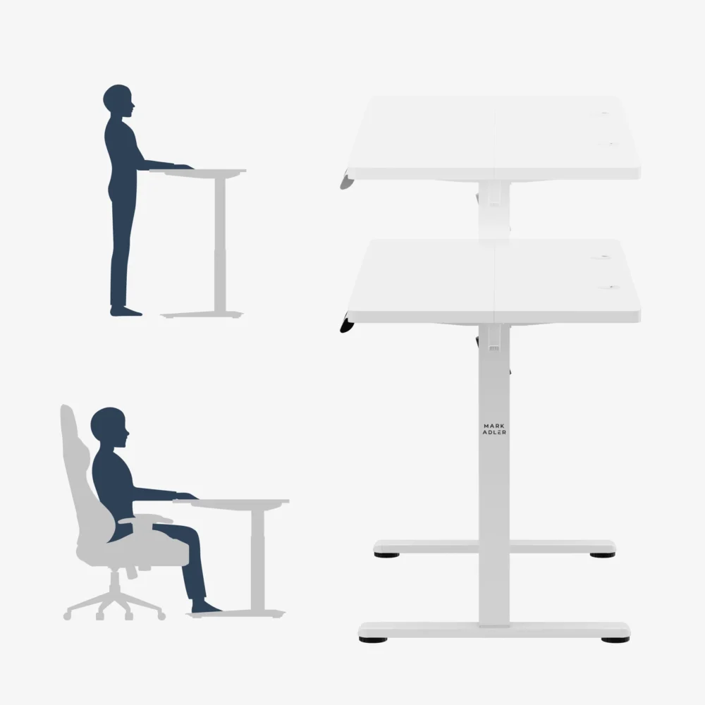 leader6.9 white feature position Podesivi radni sto Mark Adler Leader 6.9 White