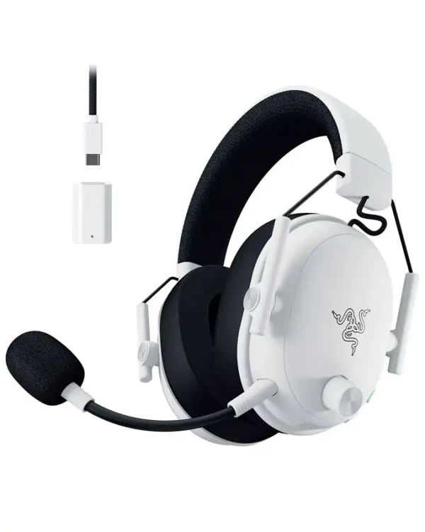 Gaming Bežične gaming slušalice Razer Blackschark V3 RZ04-04530200-R3M1 White