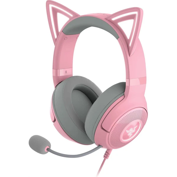 Gaming Bežične slušalice sa mikrofonom Razer Kraken Kitty V2 Pink