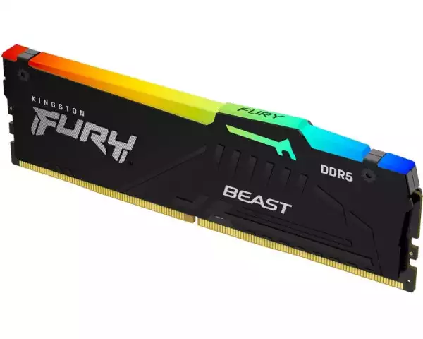 55795 Memorija DDR5 32GB 5600MHz Kingston Fury Beast RGB KF556C40BBA-32