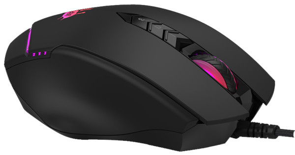 59130 A4-V8M MAX A4Tech 4-Core Bloody RGB Gejmerski opticki mis, 2000Hz/12.000Dpi, USB 123mm